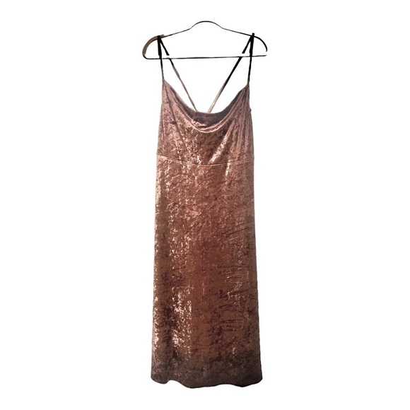Forever 21 Dresses & Skirts - Forever 21 Plus NWT Strappy Velour Maxi Bodycon Dress Size 3XL D1